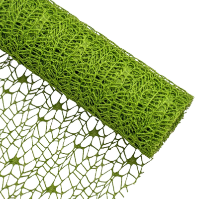 Rola plasa floristica Dantela 50cmx4.5m Verde Lime