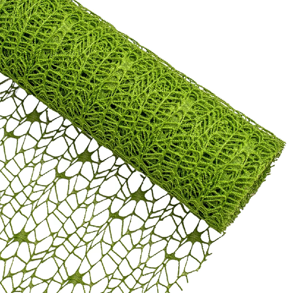 Rola plasa floristica Dantela 50cmx4.5m Verde Lime