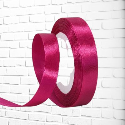 Set 10 role Panglica satin Fucsia 1.5cm total 229m
