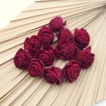 Capete Ranunculus Ming 4cm Bordo set x12