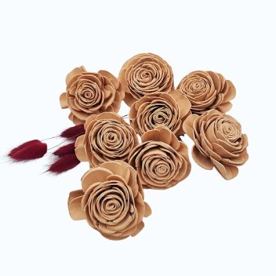 Capete Ranunculus Ming 6cm Cappuccino set x8