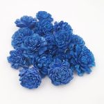 Capete flori Ming 4cm Royal Blue x14