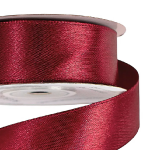 Panglica saten single Bordo 2.5cm x 23m
