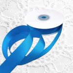 Panglica satin latime 2cm lungime 22m Albastru