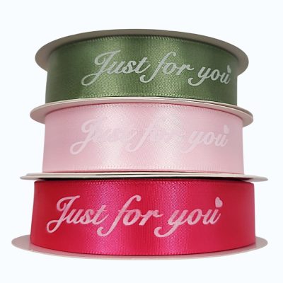 Panglica satin Just For You 2cm x 32m Fucsia