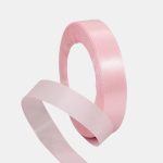 Set 10 role Panglica satin Roz pal 1.5cm total 229m