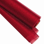 Sul Organza Snowy 47cm x 10m Bordo