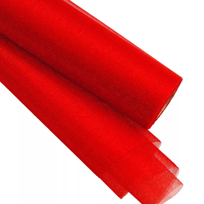 Sul Organza Snowy 47cm x 10m Rosu