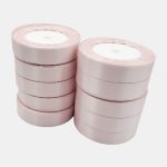 Set 10 role Panglica satin Roz gheata 2cm total 229m