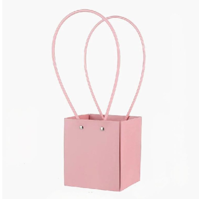 Poseta flori patrat 11.5 x11.5 x13 roz deschis