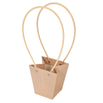 Poseta flori trapez 8.5 x12 x12.5 piersica