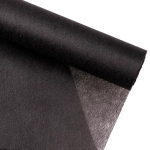 Rola textila ambalat flori 50cmx8m Negru