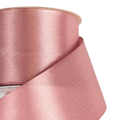 Panglica satin single 5cm x 23m Roz Mauve