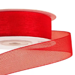 Panglica Organza 2cm×20m Rosu