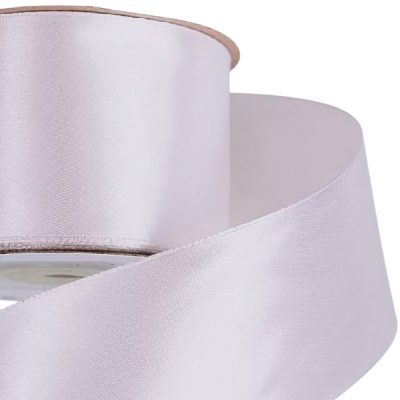 Panglica saten single 4cm x 22m Ivory Ice
