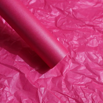 Hartie Matase satinata 50x70cm Fucsia set x20