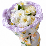 Hartie Matase satinata 50x70cm Lavanda set x20 - imagine 2