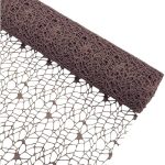 Rola plasa floristica Dantela 50cmx4.5m Cafea