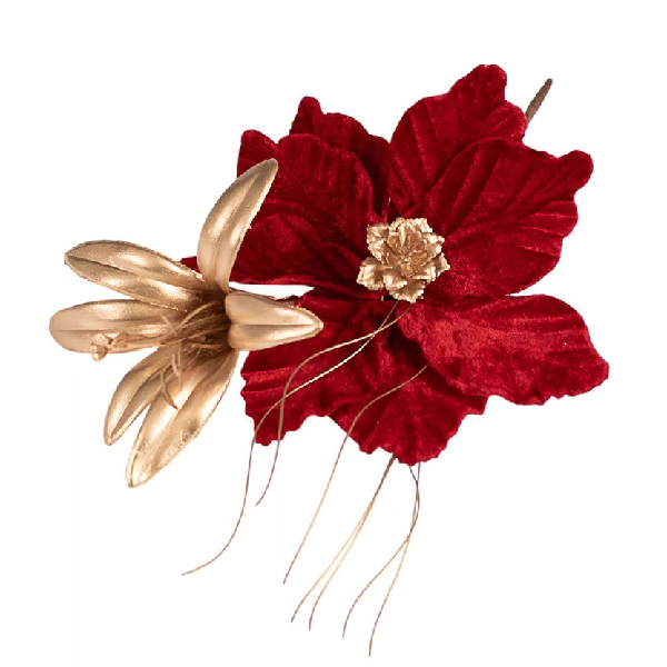 Craciunita Poinsettia Catifea D15 Rosie Craciunita Poinsettia Catifea D15 Rosie