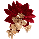 Craciunita Poinsettia Catifea D17 Rosie