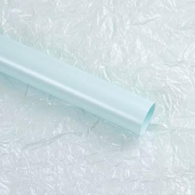 Hartie Matase satinata 50x70cm Bleu pal set x20