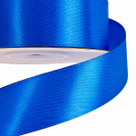Panglica saten single 2.5cm x 23m Albastru