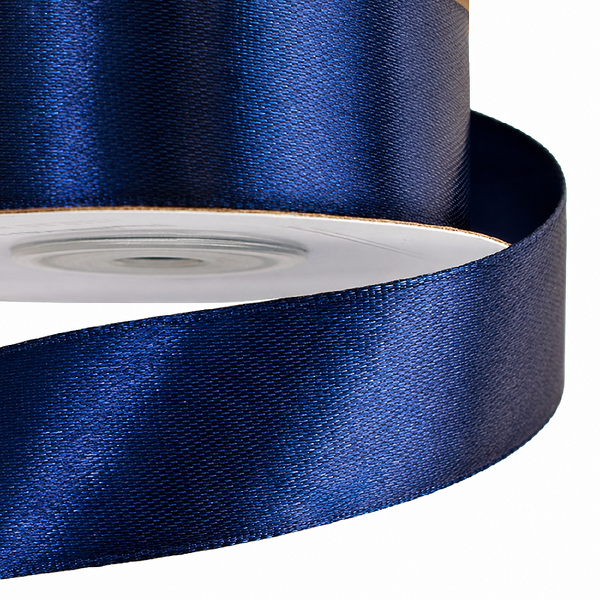 Panglica saten single 2.5cm x 23m Navy Panglica saten single 2.5cm x 23m Navy