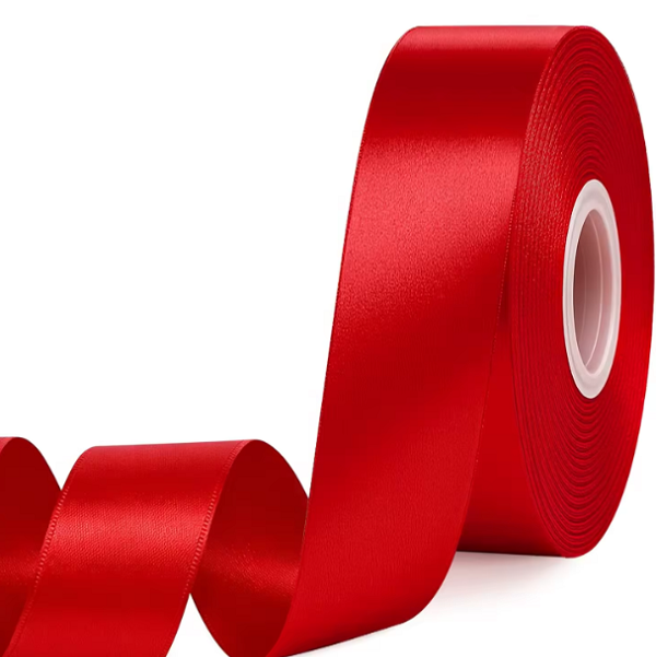 Panglica satin, single 4cm x 22m Rosu Panglica satin, single 4cm x 22m Rosu