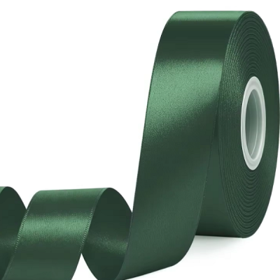 Panglica satin, single 4cm x 22m Verde