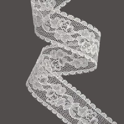 Panglica Dantela 24mm x 10m Alb