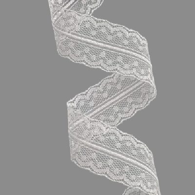 Panglica Dantela 28mm x 10m Alb
