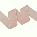 Panglica catifea, single 2.5cmx 9m Roz Icy