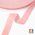 Panglica catifea, single 1cmx 9m Roz Blush